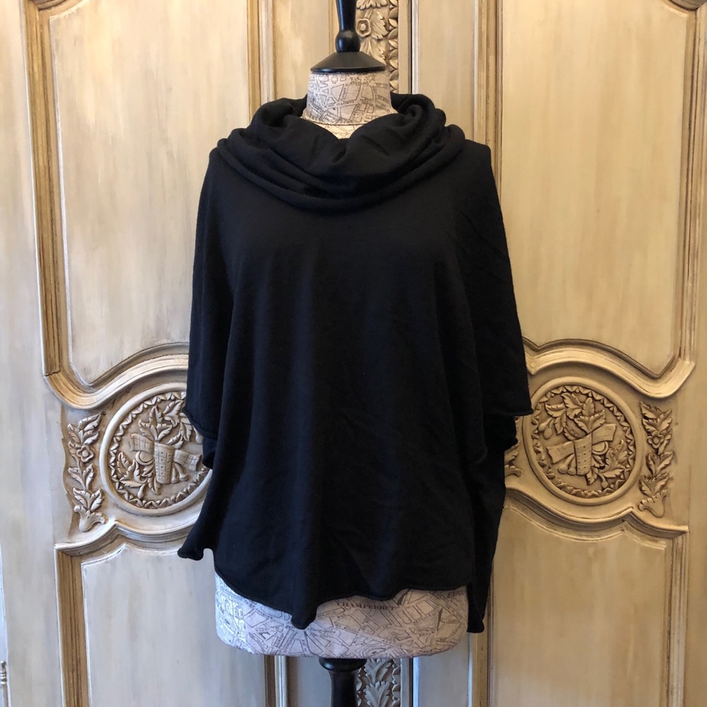 Joie Dark Grey Dolman Shawl w/ Cowl Neck | Medium